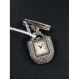 MARCASITE SILVER WATCH LADIES FOB