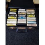 CASE OF OLF 8 TRACK CASSETTES