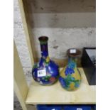 2 OLD CLOISSIENNE VASES