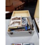 BOX OF POSTCARDS