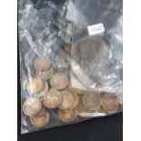 BAG LOT OF OLD COINS