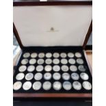 THE ANCIENT COUNTIES OF ENGLAND SILVER COIN COLLECTION