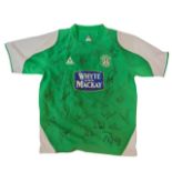 SIGNED HIBERNIAN F.C SHIRT, APPEARS TO BE 2004-2005 SEASON