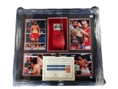 FRAMED AND SIGNED MANNY PACQUIAO BOXING GLOVE
