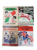 4 RINTY MONAGHAN WORLD TITLE FIGHT PROGRAMMES