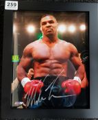 SIGNED MIKE TYSON PHOTO