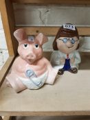 2 WADE CHARACTER MONEY BOXES