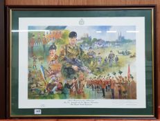 SIGNED MILITARY PRINT