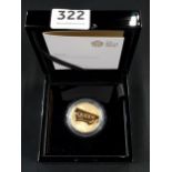 QUEEN 2020 UK ONE OUNCE GOLD PROOF COIN - £100 - 24 CARAT GOLD - 31.21 GRAMS