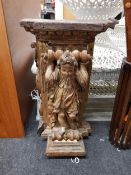 ANTIQUE CARVED FIGURE