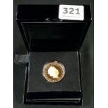 LTD EDITION DAVID BOWIE 2020 UK ONE OUNCE GOLD PROOF COIN - £100 - 24 CARAT GOLD - 31.21G