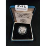 SILVER PROOF £1 COIN BOXED