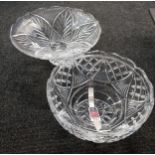 2 WATERFORD CRYSTAL BOWLS
