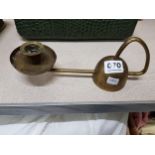 WEIGHTED BRASS SHIPS CHAMBERSTICK