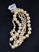 SELECTION OF PEARL NECKLACES