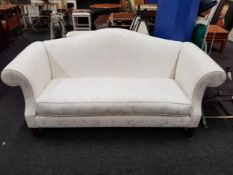 MODERN 3 SEATER WHITE SETTEE