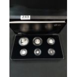 2015 SILVER PROOF BRITANNIA 6 COIN SET