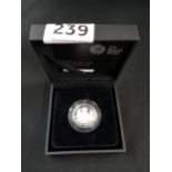 2015 SILVER PROOF PIEDFORT COIN ROYAL ARMS £1