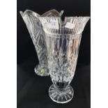 2 WATERFORD CRYSTAL VASES