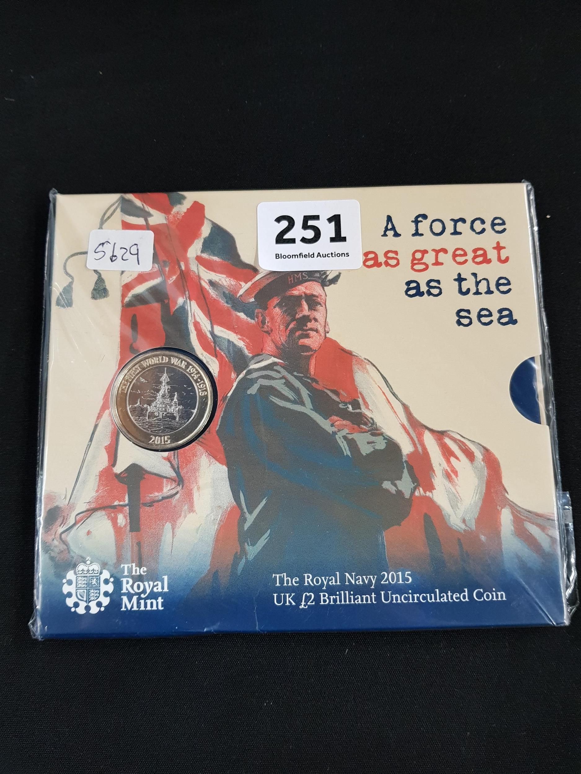 2015 BRILLIANT UNCIRCULATED ROYAL NAVY £2