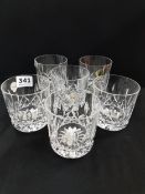 6 WATERFORD GLASSES