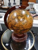 WORLD GLOBE WITH ROULETTE GAME INTERIOR