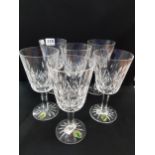 6 WATERFORD GLASSES