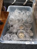 LARGE QUANTITY OF CUT GLASS & OTHER GLASSWARE