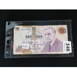 NORTHERN BANK ANNIVERSARY £20 NOTE 1999