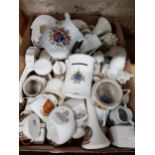 GOOD COLLECTION OF CRESTED WARE