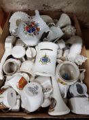 GOOD COLLECTION OF CRESTED WARE