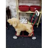 VINTAGE PULL ALONG DOG