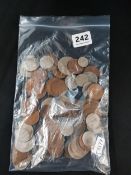 BAG OF IRISH COINS