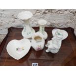 6 PIECES OF BELLEEK