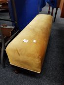 DOUBLE VINTAGE FOOT STOOL