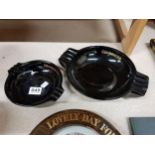 2 VINTAGE GUINNESS ASHTRAYS