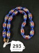 VINTAGE ITALIAN ORNATE GLASS BEADS