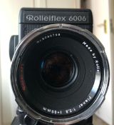 ROLLEIFLEX 6006 Planar F1:2.80mm #8090769 #904390018 80-250 lens hood lens cap and strap