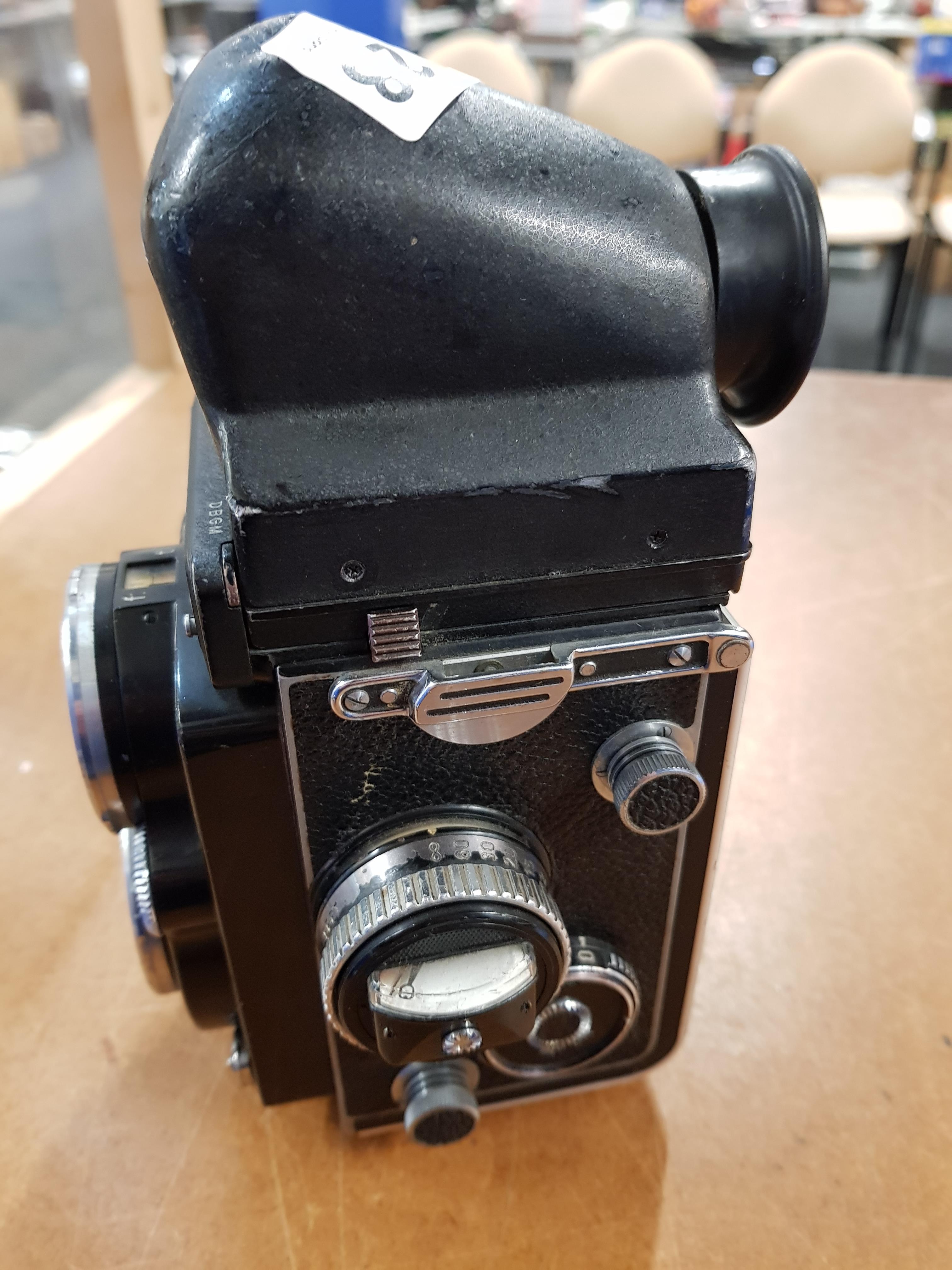 FRANKE & HEIDECKE Rolliflex TLR Planar F2.8/80mm lens #3937240 Pentaprism - Image 3 of 10