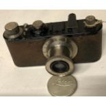 LEICA ME standard black A34 (c1934). 1932-1950 Elmar 50mm F3.5. cap Lens 141657 P/B Black paint??