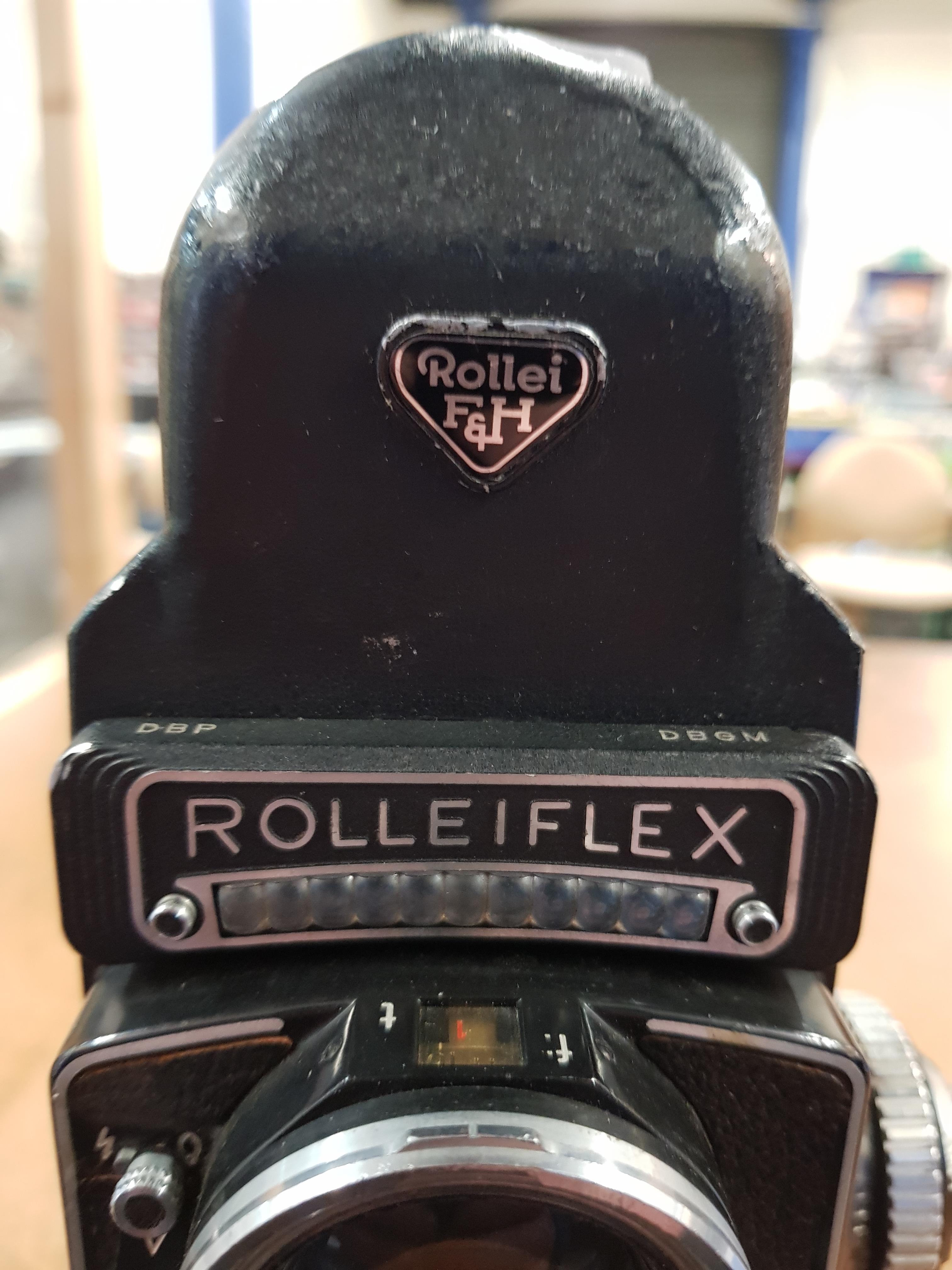 FRANKE & HEIDECKE Rolliflex TLR Planar F2.8/80mm lens #3937240 Pentaprism - Image 8 of 10