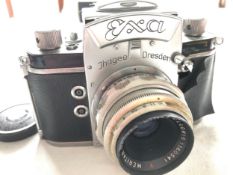 EXA Thagee Meritar F2.9/50mm lens #1160541 458069 Leather strips peeling