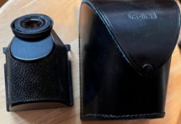 ROLLEI REFLEX FINDER in leather case