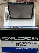OLYMPUS Pearlcorder amp speaker unit