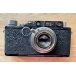 LEICA i Black 1928 Hektor 5cm F2.5 LENS serial number 96286 7843