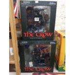 2 'THE CROW' FIGURES BOXED
