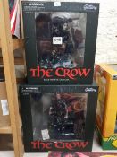 2 'THE CROW' FIGURES BOXED