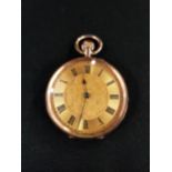 ANTIQUE 9 CARAT GOLD FOB WATCH