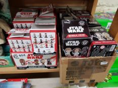 2 BOXES OF STAR WARS BOBBLE-HEADS