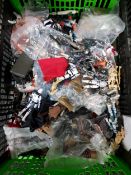 BOX LOT OF STAR WARS FIGURES ETC